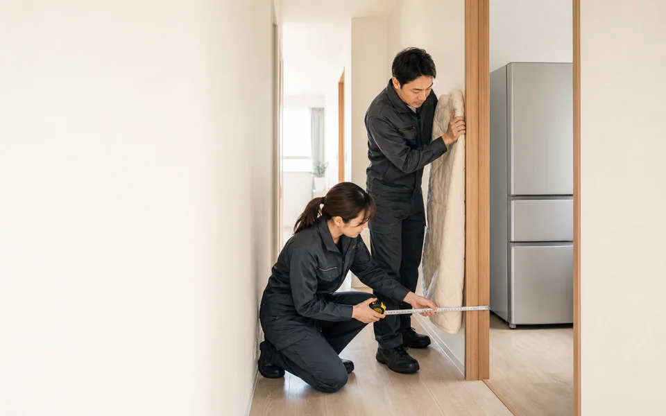 複数の家電をまとめて搬出する準備