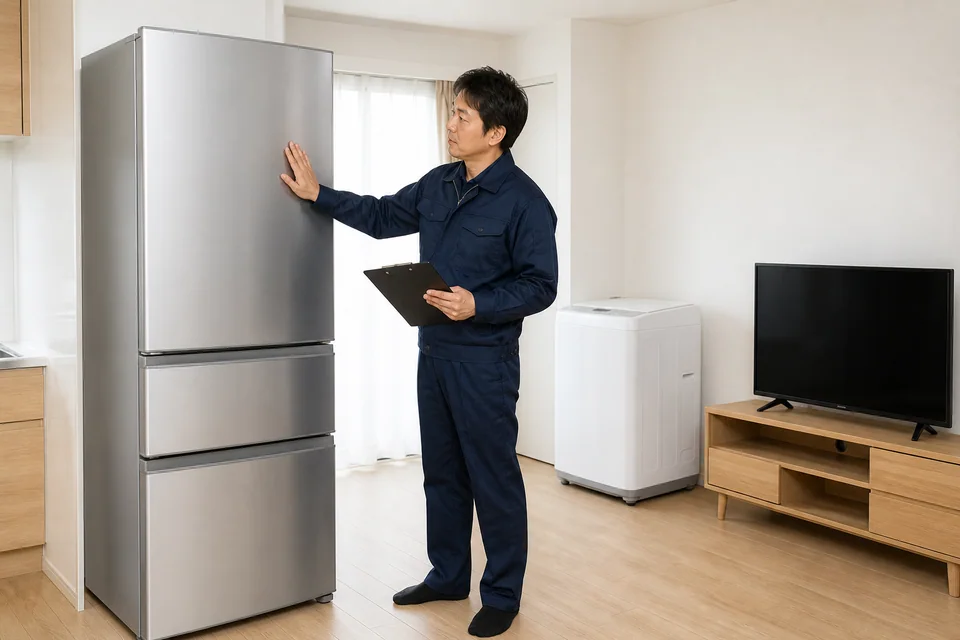 品物ごとに状態を確認して査定するスタッフ